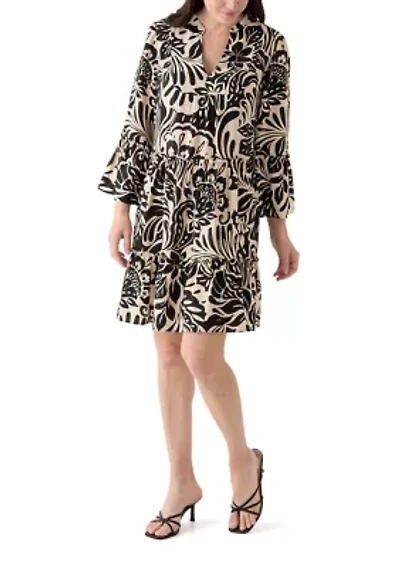 Women's Abstract Printed Dress