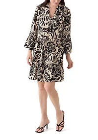 Women's Abstract Printed Dress