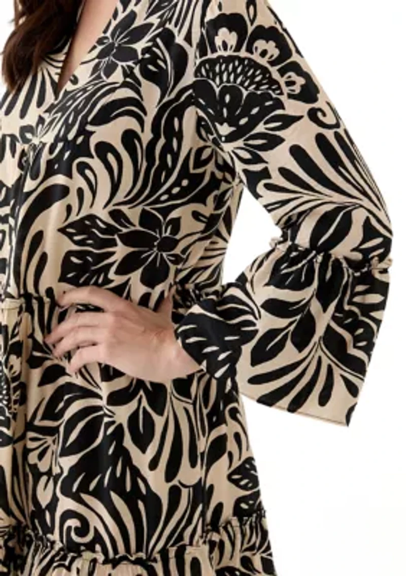 Women's Abstract Printed Dress