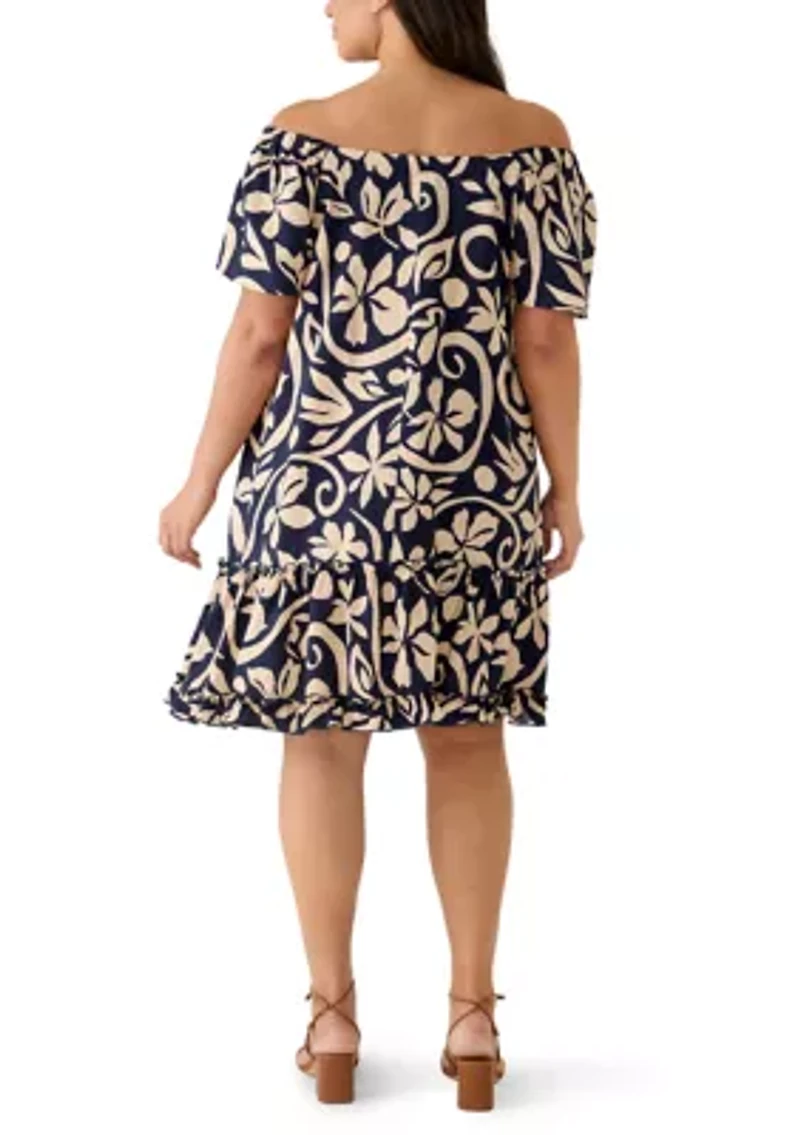 Women's Off the Shoulder Mini Dress