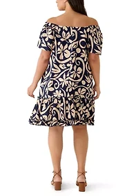 Women's Off the Shoulder Mini Dress