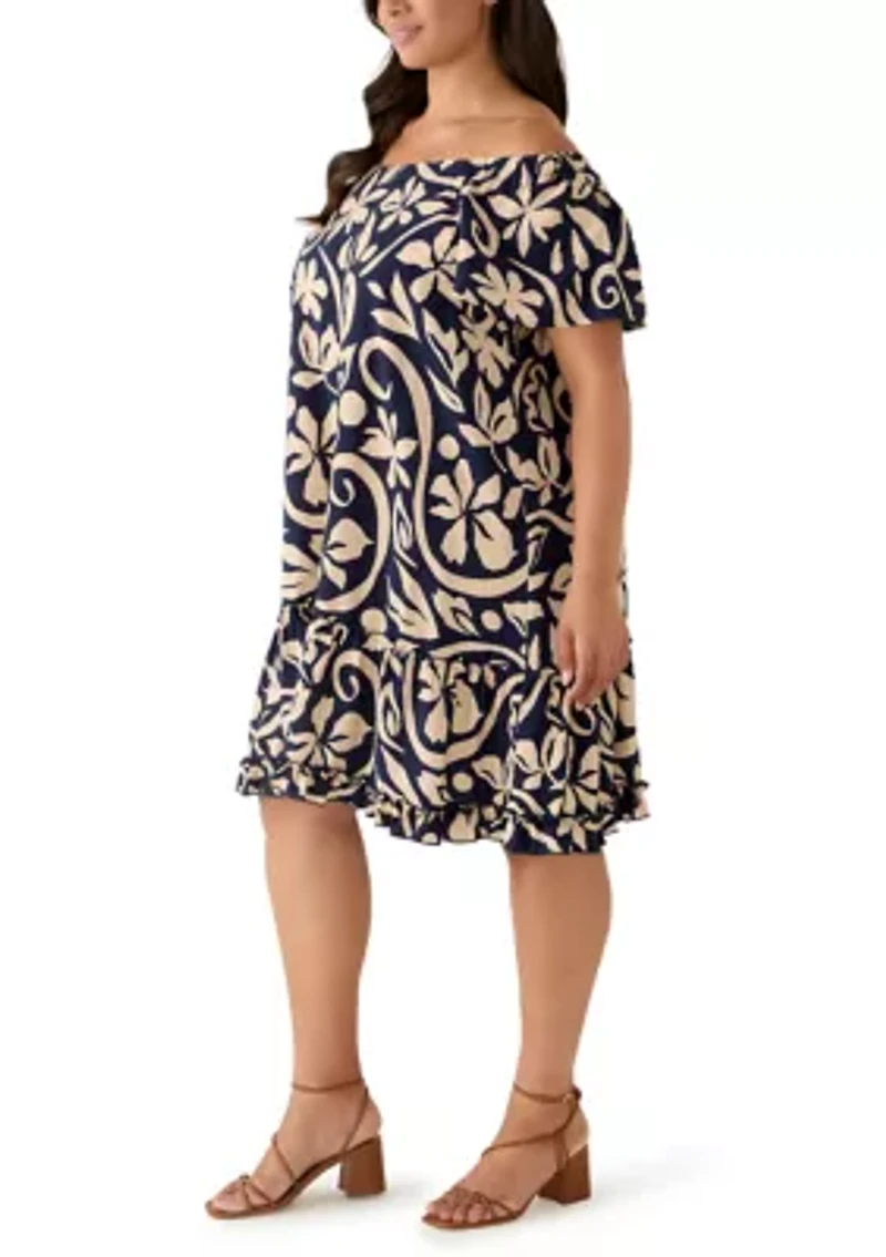 Women's Off the Shoulder Mini Dress