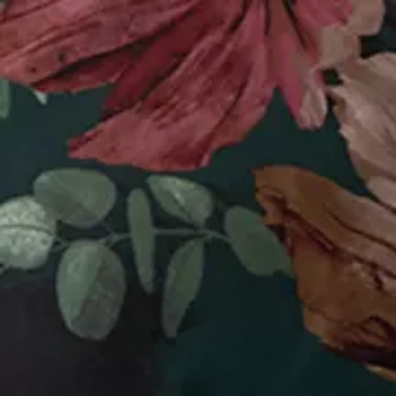 Plus Long Sleeve Floral Midi Dress