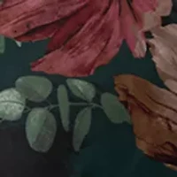 Plus Long Sleeve Floral Midi Dress