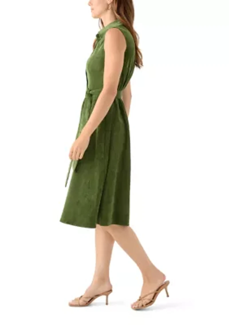 Women's Sleeveless Corduroy Dress