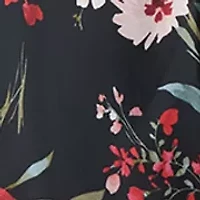 Women's Floral Print Chiffon Dress