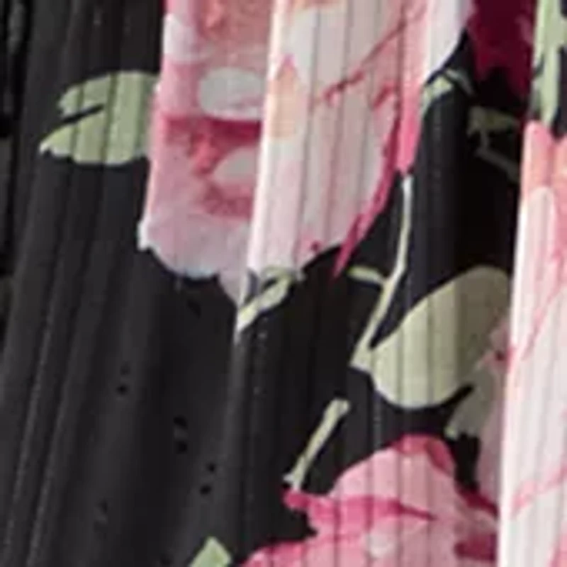 Plus Long Sleeve Collared Midi Dress