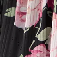 Plus Long Sleeve Collared Midi Dress