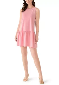 Women's Sleeveless Ruffle Mini Dress
