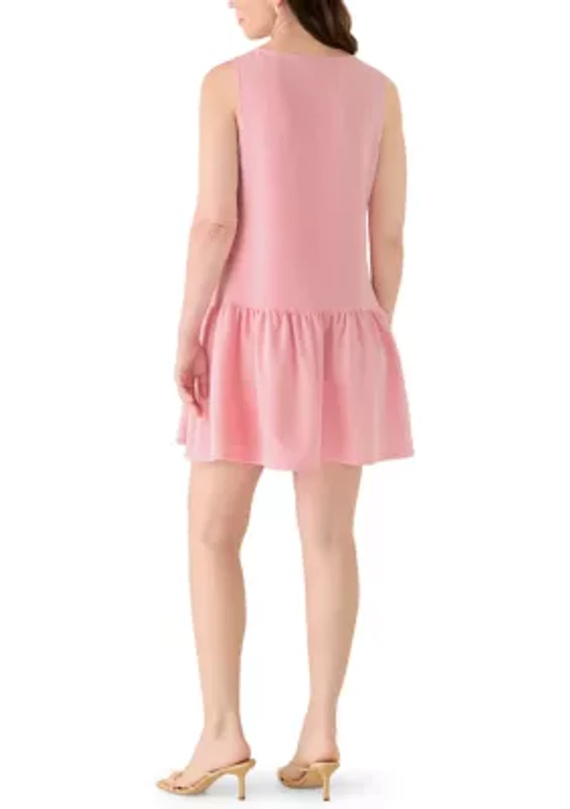 Women's Sleeveless Ruffle Mini Dress