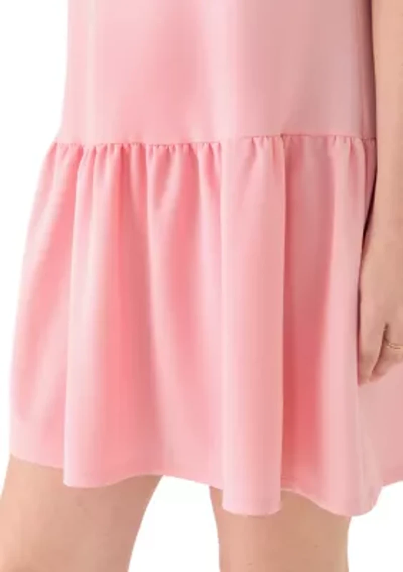 Women's Sleeveless Ruffle Mini Dress