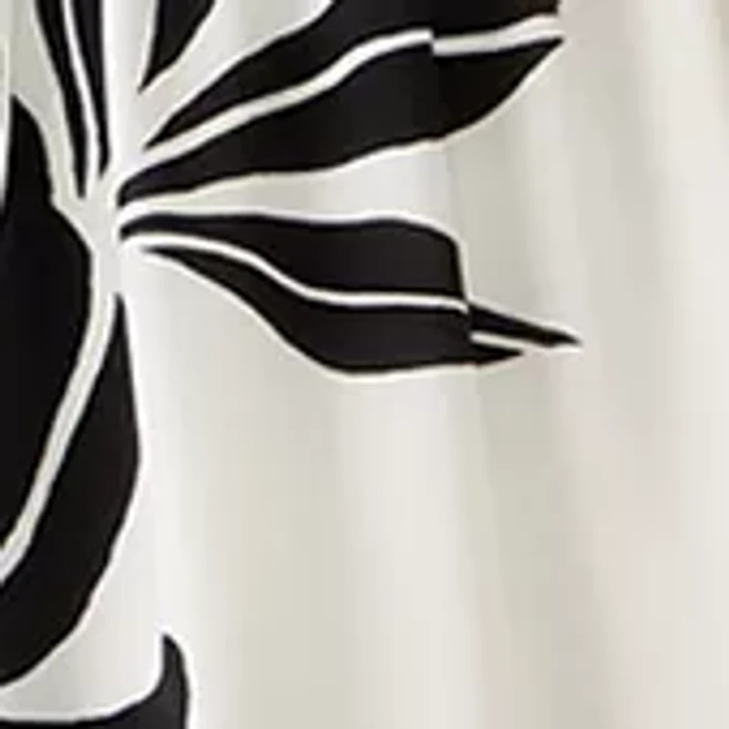 Women's Floral A-Line Midi Dress