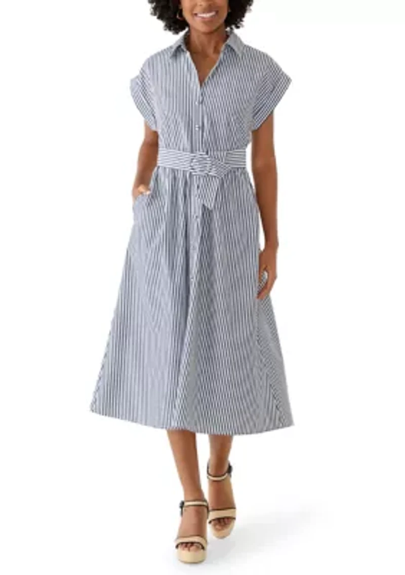 Women's Striped Shirtdress