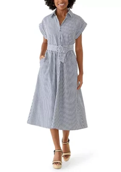 Women's Striped Shirtdress