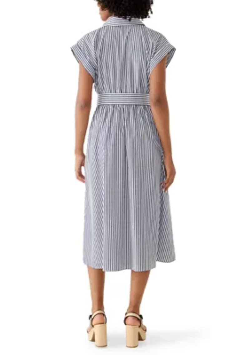 Women's Striped Shirtdress