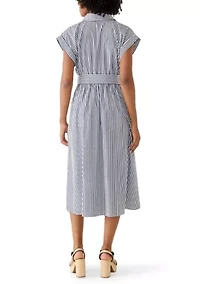 Women's Striped Shirtdress