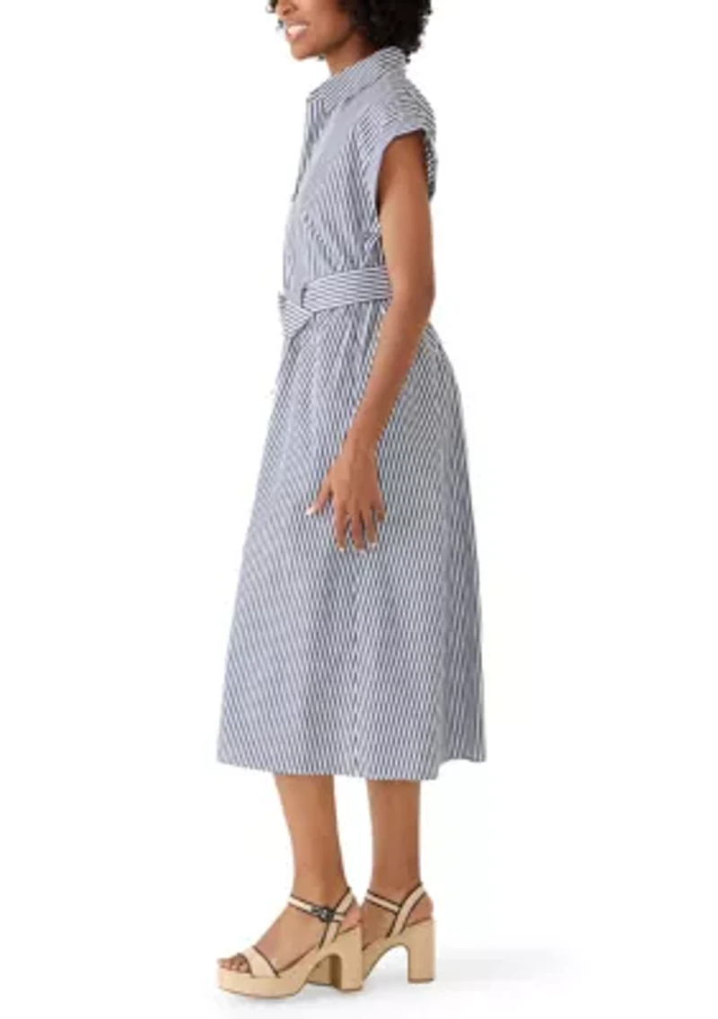 Women's Striped Shirtdress