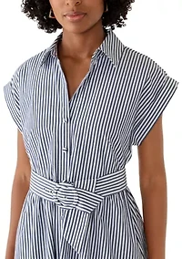 Women's Striped Shirtdress