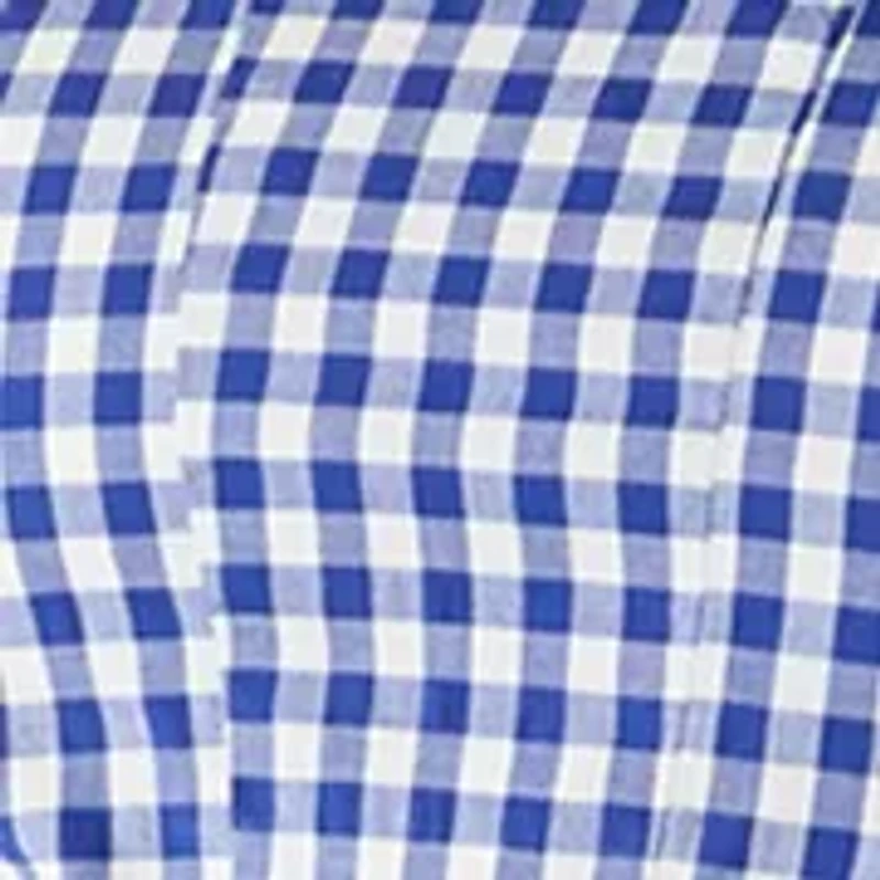 Women's Sleeveless Gingham A-Line Dress