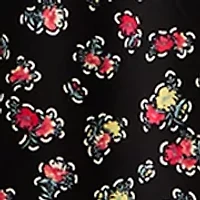 Women's Ditsy Floral Print Shift Mini Dress