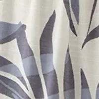 Women's Sleeveless Palm Print Leaf Ruffle Sleeve A-Line Dress