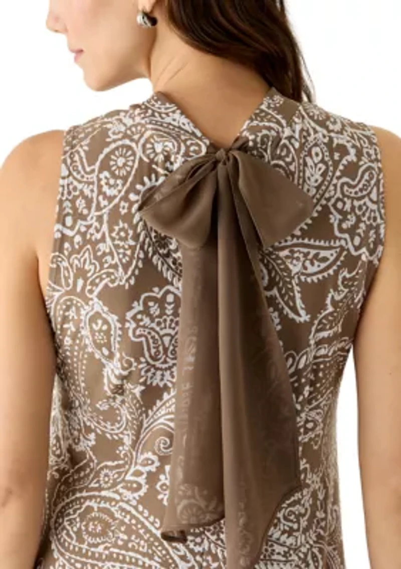 Women's Paisley Print Shift Dress