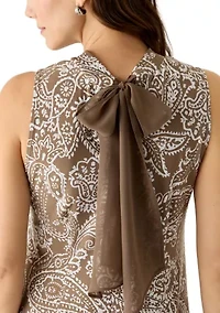 Women's Paisley Print Shift Dress