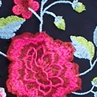 Women's Cap Sleeve Floral Embellished Sheath Dress