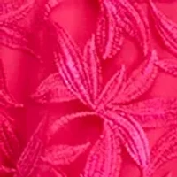 Women's Flutter Sleeve Solid Lace Sheath Dress