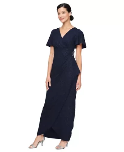 Women's Long Empire Waist Dress