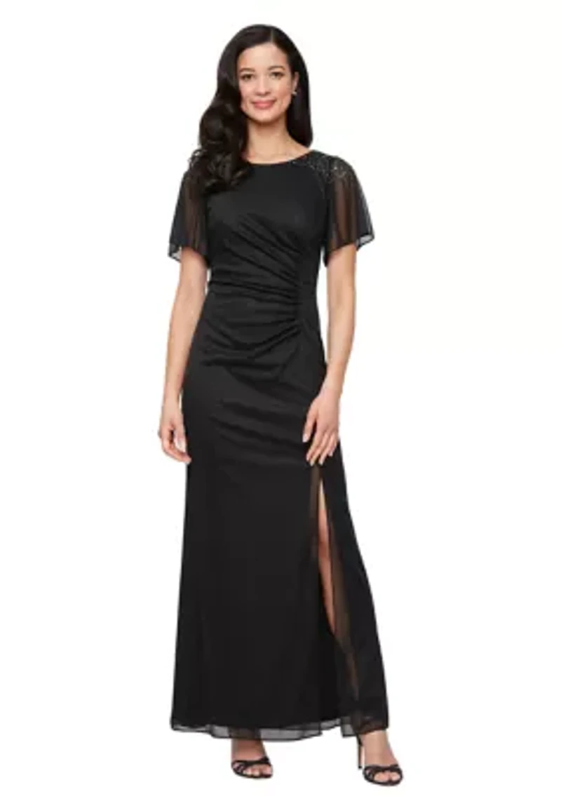 Women's Long Fit and Flare Gown