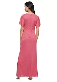 Women's Long Fit and Flare Gown