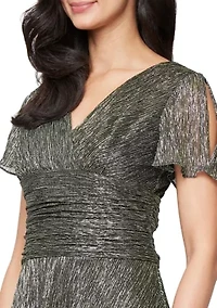 Women's Tea-Length Tier Dress