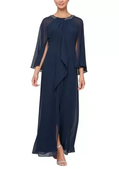 Long Halter Neckline Dress