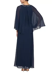 Long Halter Neckline Dress