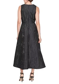 Surplice Hi-Low Dress