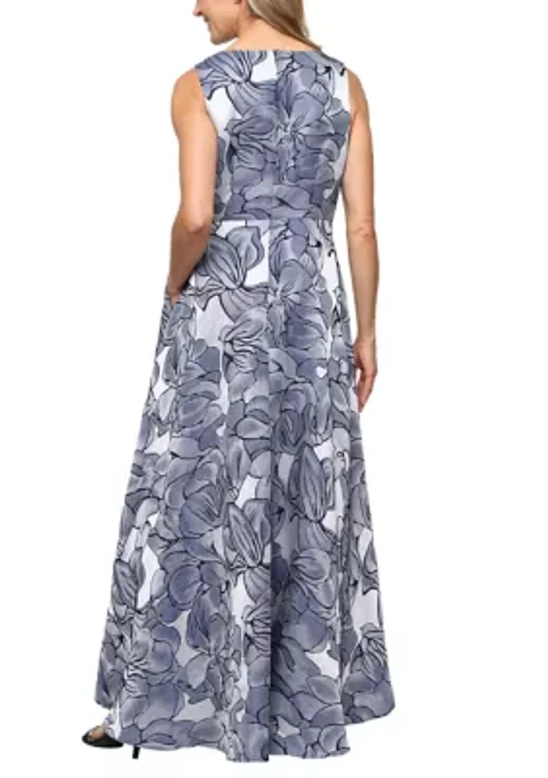 Women's Long Jacquard Dress