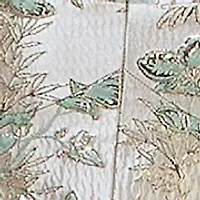 Juniors' Floral Jacquard Fit and Flare Dress