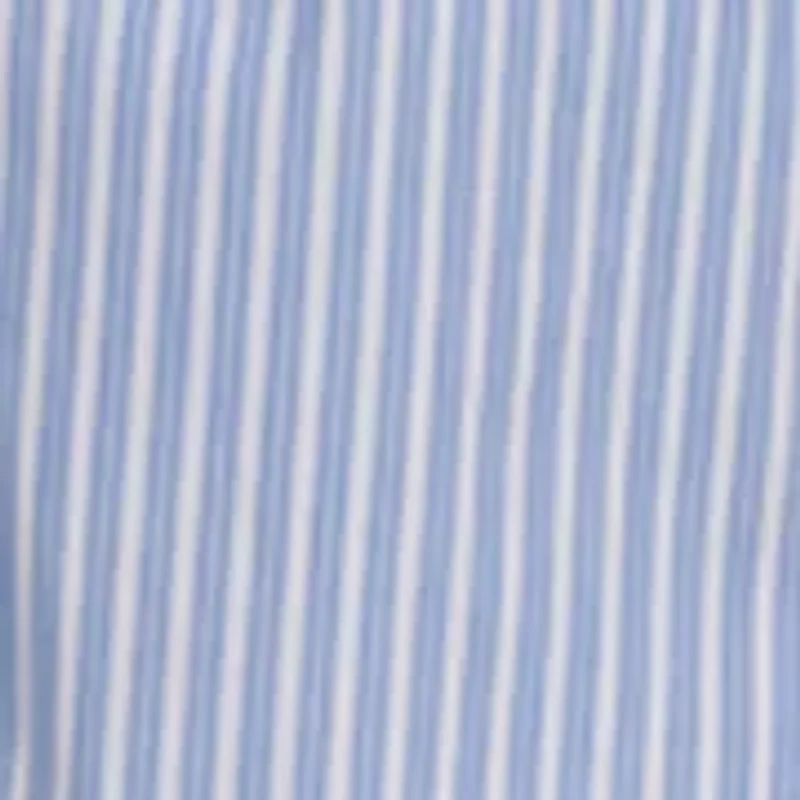 Women's Striped Cotton Mini Shirtdress