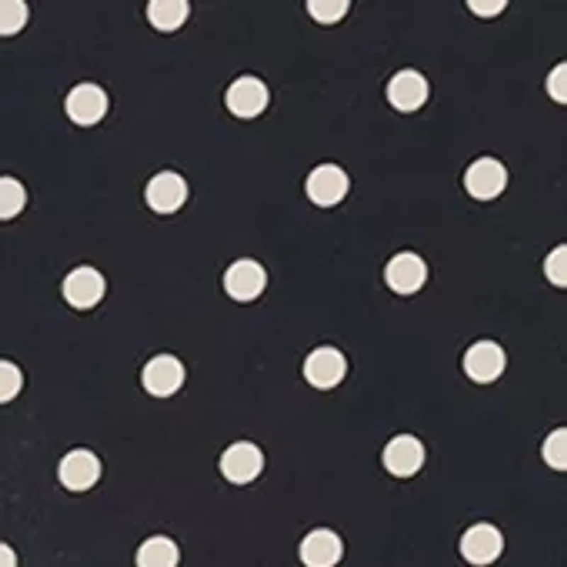 Women's Long Sleeve Self Tie Dot Jersey Shirtdress