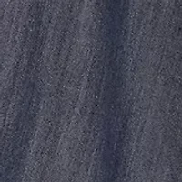 Women's V-Neck Denim Midi Dress