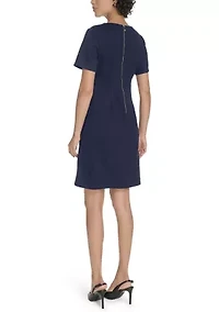 Women's Jersey Knit Sheath Dress