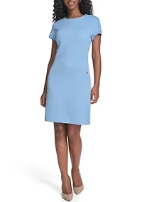 Women's Knit A-Line with Mock Pockets