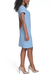 Women's Knit A-Line with Mock Pockets