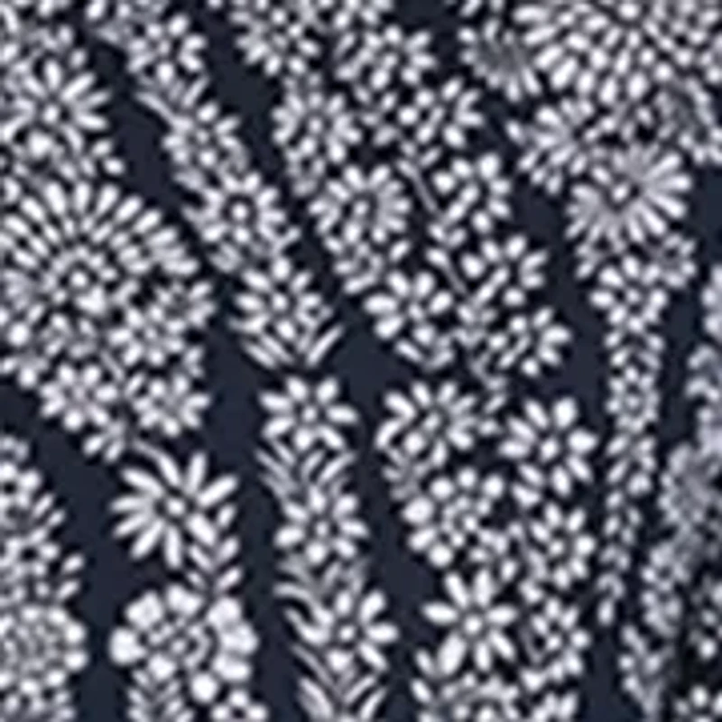 Women's 3/4 Sleeve Print A-Line Dress