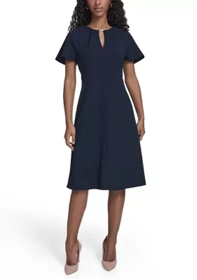 Women's Empire Waist Fit and Flare Dress