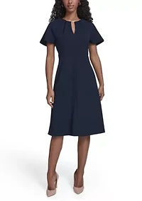 Women's Empire Waist Fit and Flare Dress