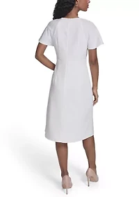 Women's Empire Waist Fit and Flare Dress