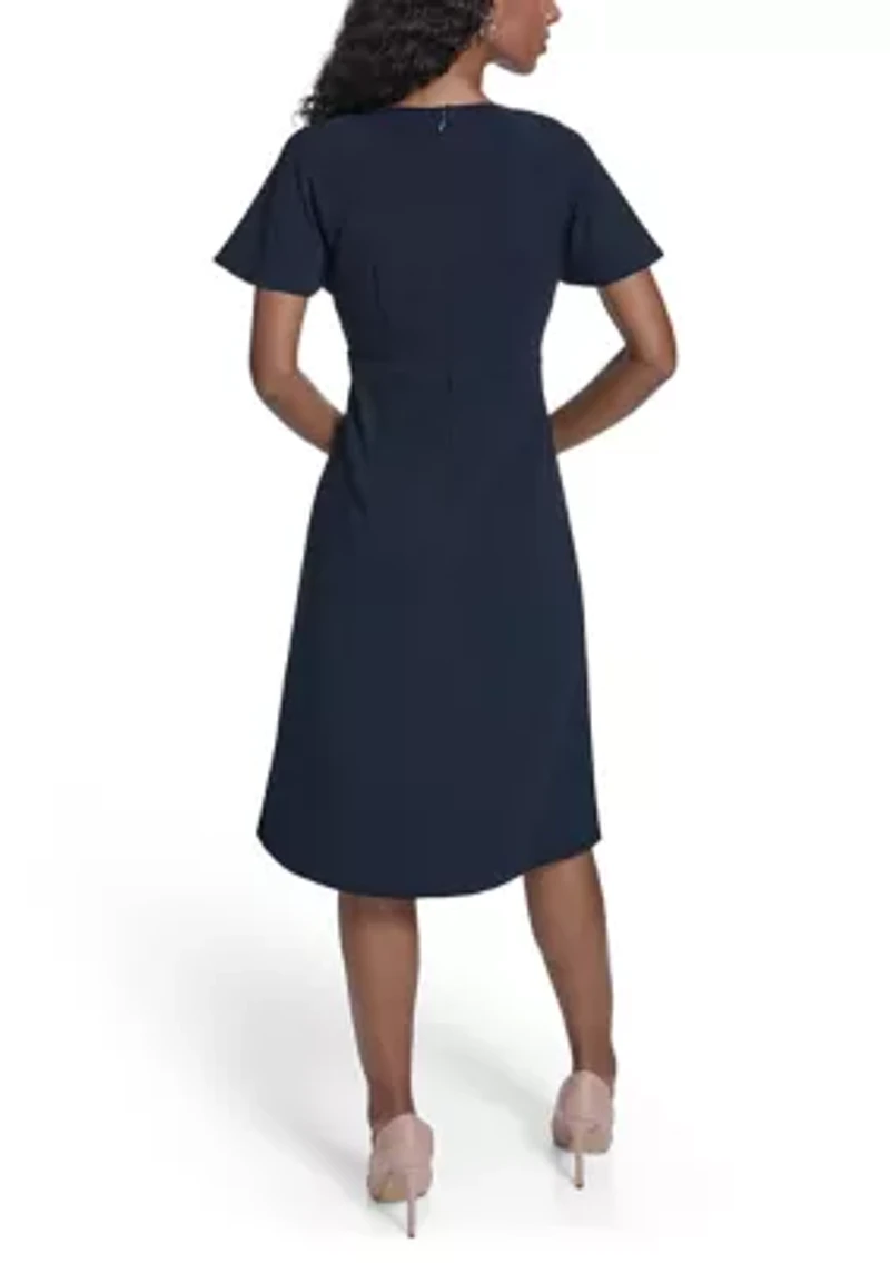 Women's Empire Waist Fit and Flare Dress