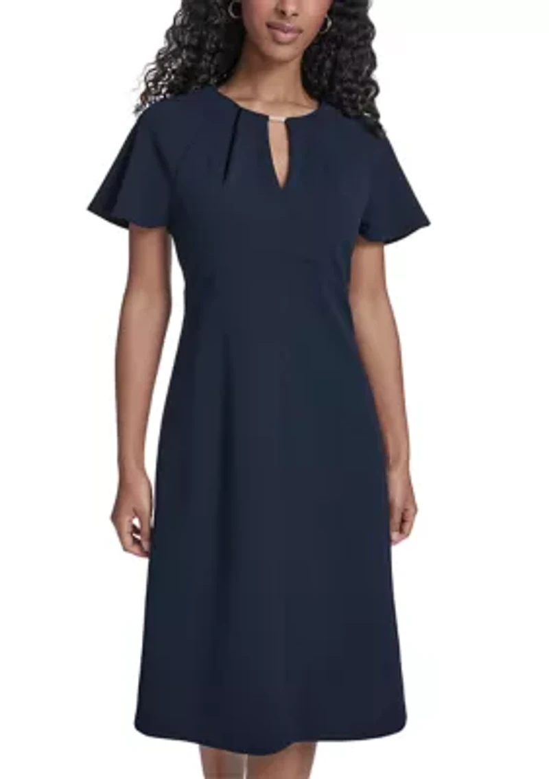 Women's Empire Waist Fit and Flare Dress